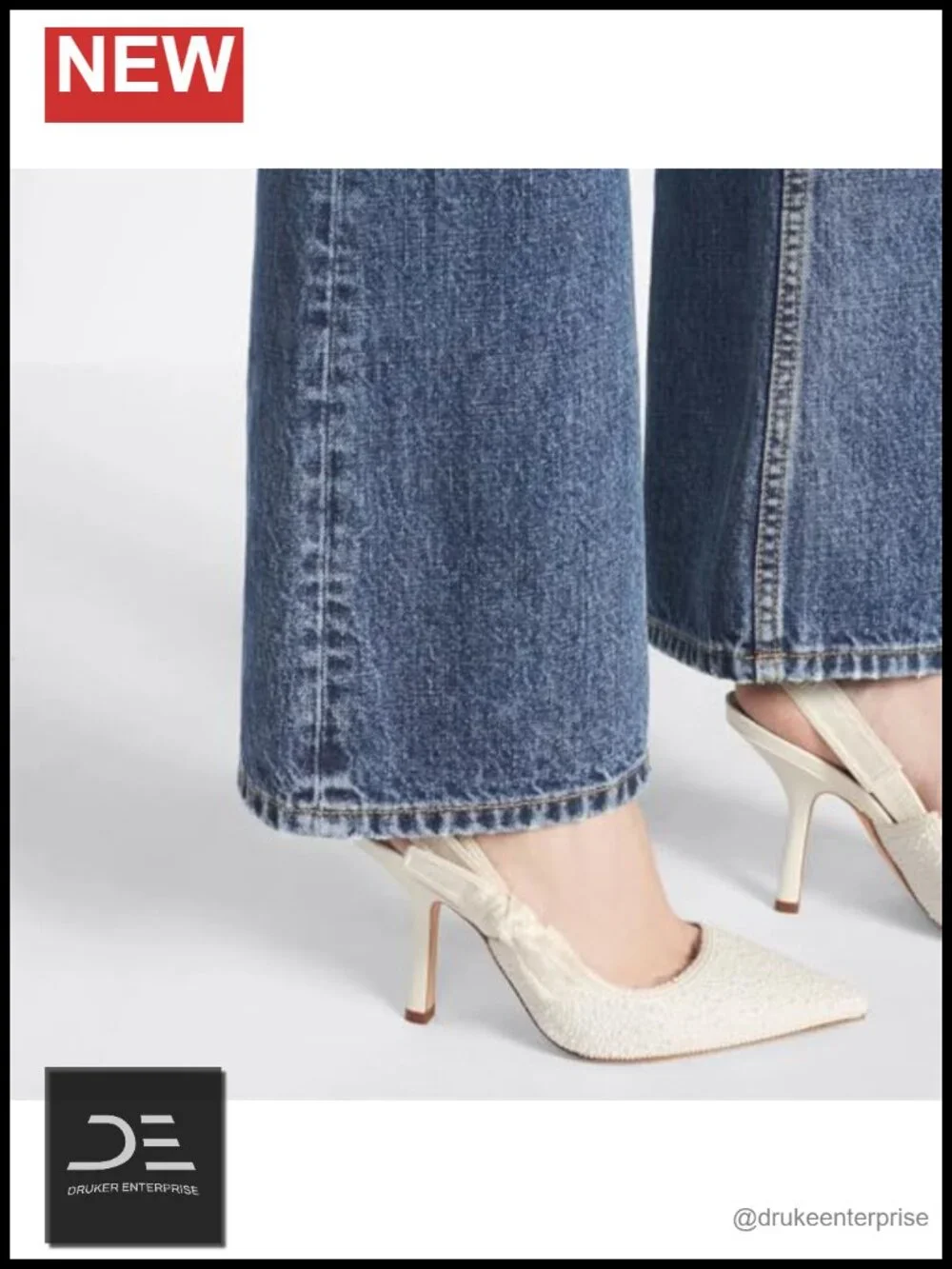 Mesh Slingback Pumps with Pearl Bow Stiletto High Heels